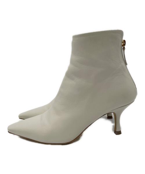 BRENTELLA（ブレンテッラ）BRENTELLA (ブレンテッラ) ショートブーツ ベージュ サイズ:36の古着・服飾アイテム