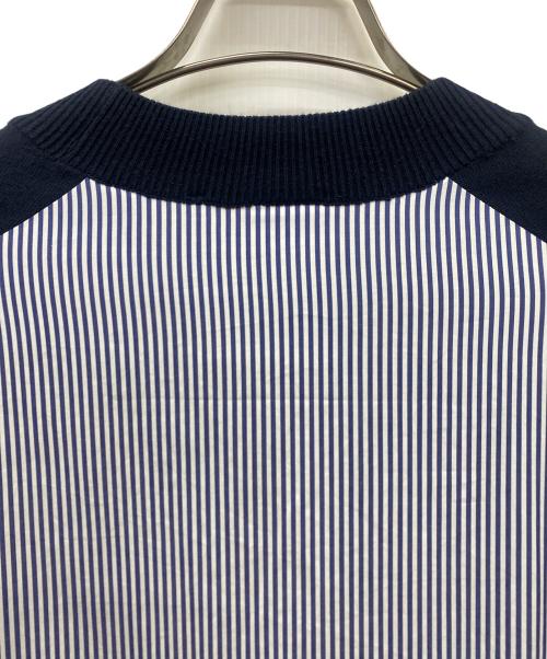 BEARDSLEY（ビアズリー）BEARDSLEY (ビアズリー) 切替ワンピース ネイビー×ホワイト サイズ:Freeの古着・服飾アイテム