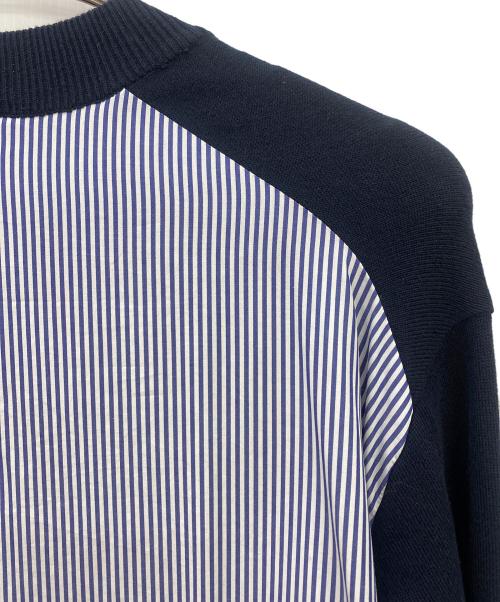 BEARDSLEY（ビアズリー）BEARDSLEY (ビアズリー) 切替ワンピース ネイビー×ホワイト サイズ:Freeの古着・服飾アイテム
