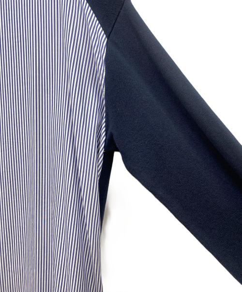 BEARDSLEY（ビアズリー）BEARDSLEY (ビアズリー) 切替ワンピース ネイビー×ホワイト サイズ:Freeの古着・服飾アイテム