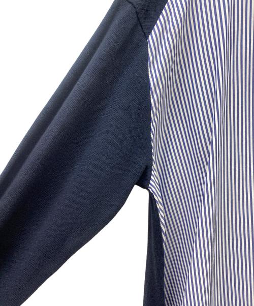 BEARDSLEY（ビアズリー）BEARDSLEY (ビアズリー) 切替ワンピース ネイビー×ホワイト サイズ:Freeの古着・服飾アイテム