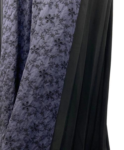 MORABITO（モラビト）MORABITO (モラビト) ノースリーブワンピース ブラック×ネイビー サイズ:Freeの古着・服飾アイテム