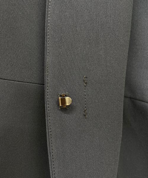 PLST（プラステ）PLST (プラステ) トリアセブレンドペプラムジャケット ネイビー サイズ:Lの古着・服飾アイテム