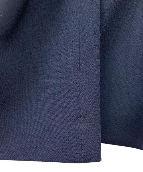 PLST（プラステ）PLST (プラステ) トリアセブレンドペプラムジャケット ネイビー サイズ:Lの古着・服飾アイテム