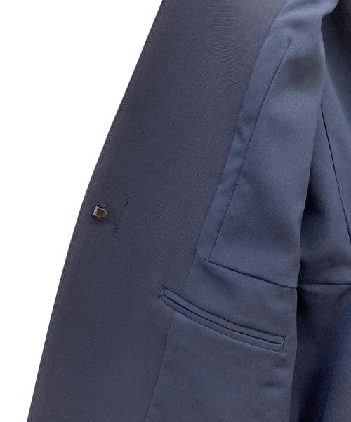 PLST（プラステ）PLST (プラステ) トリアセブレンドペプラムジャケット ネイビー サイズ:Lの古着・服飾アイテム