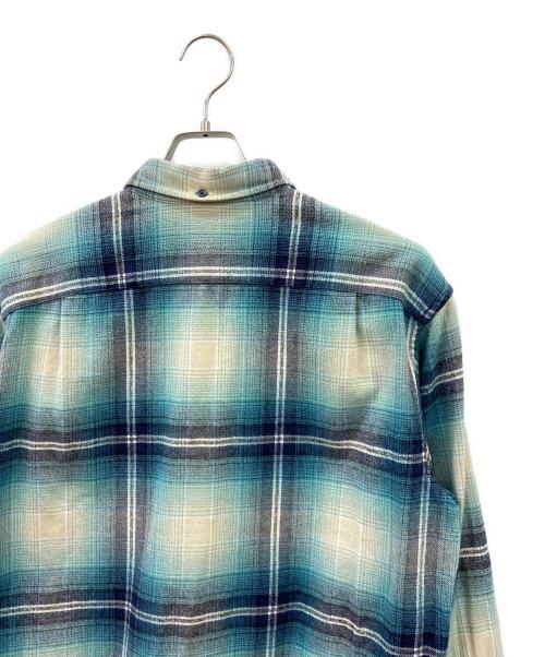 SUPREME（シュプリーム）Supreme (シュプリーム) 長袖シャツ ネイビー×ホワイト サイズ:Sの古着・服飾アイテム