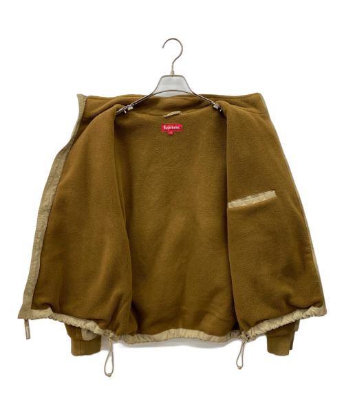 SUPREME（シュプリーム）SUPREME (シュプリーム) フリースジャケット ベージュ×ブラウン サイズ:Sの古着・服飾アイテム