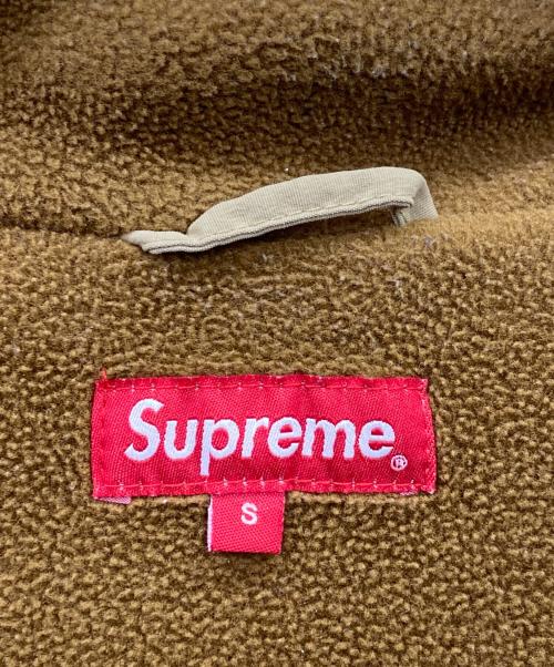 SUPREME（シュプリーム）SUPREME (シュプリーム) フリースジャケット ベージュ×ブラウン サイズ:Sの古着・服飾アイテム