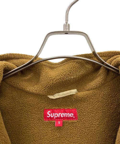 SUPREME（シュプリーム）SUPREME (シュプリーム) フリースジャケット ベージュ×ブラウン サイズ:Sの古着・服飾アイテム