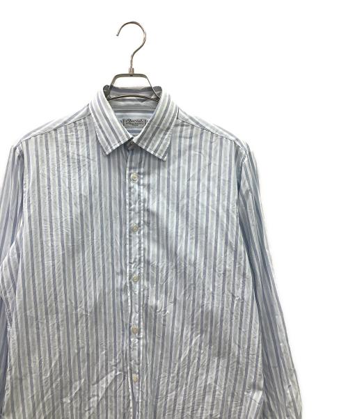 Charvet（シャルベ）Charvet (シャルベ) 長袖シャツ スカイブルー×ホワイト サイズ:SIZE40の古着・服飾アイテム