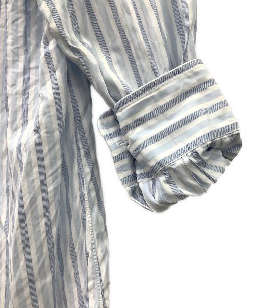 Charvet（シャルベ）Charvet (シャルベ) 長袖シャツ スカイブルー×ホワイト サイズ:SIZE40の古着・服飾アイテム