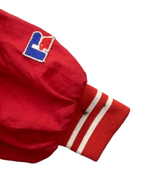 RUSSELL ATHLETIC（ラッセルアスレチック）RUSSELL ATHLETIC (ラッセルアスレチック) アノラックパーカー レッド サイズ:XLの古着・服飾アイテム