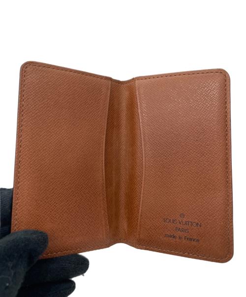LOUIS VUITTON（ルイ ヴィトン）LOUIS VUITTON (ルイ ヴィトン) 名刺入れ ブラウンの古着・服飾アイテム