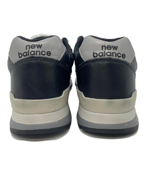 NEW BALANCE（ニューバランス）NEW BALANCE (ニューバランス) スニーカー ブラック×ホワイト サイズ:24.5cmの古着・服飾アイテム