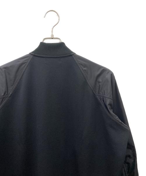 FRED PERRY（フレッドペリー）FRED PERRY (フレッドペリー) TEXTURE MIX BOMBER NECK JACKET ブラック サイズ:S 未使用品の古着・服飾アイテム