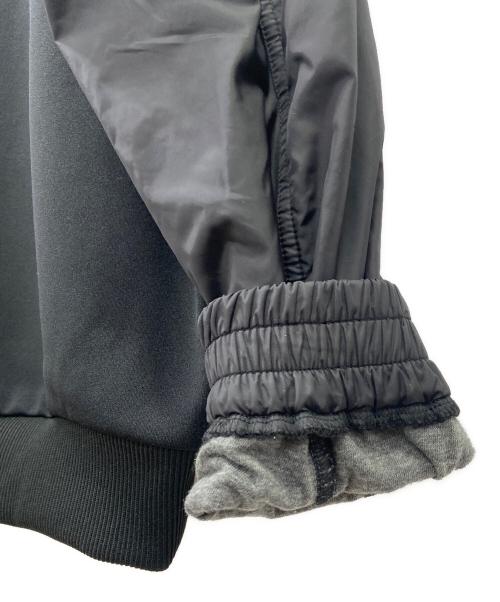 FRED PERRY（フレッドペリー）FRED PERRY (フレッドペリー) TEXTURE MIX BOMBER NECK JACKET ブラック サイズ:S 未使用品の古着・服飾アイテム