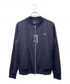 FRED PERRYフレッドペリー）の古着「BOMBER NECK TRACK JACKET」｜ネイビー