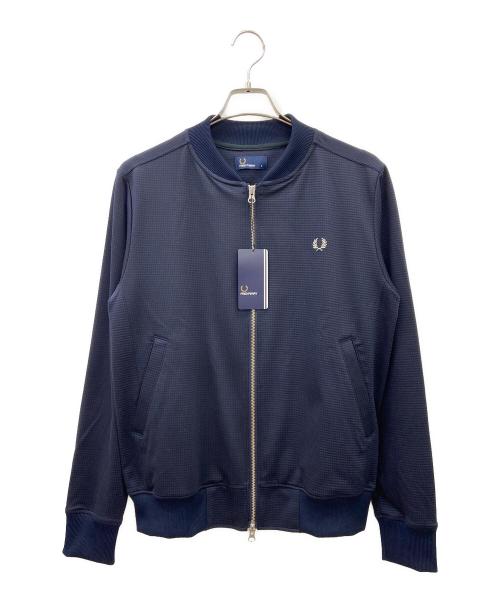 FRED PERRY（フレッドペリー）FRED PERRY (フレッドペリー) BOMBER NECK TRACK JACKET ネイビー サイズ:S 未使用品の古着・服飾アイテム
