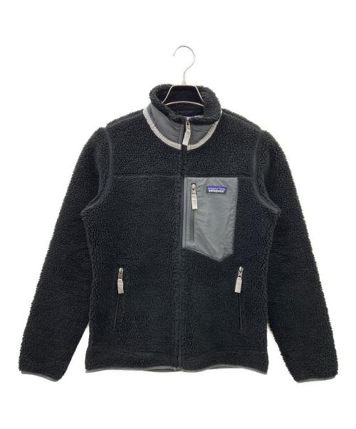 Patagonia（パタゴニア）Patagonia (パタゴニア) ウィメンズ・クラシック・レトロX・ジャケット ブラック×グレー サイズ:Sの古着・服飾アイテム