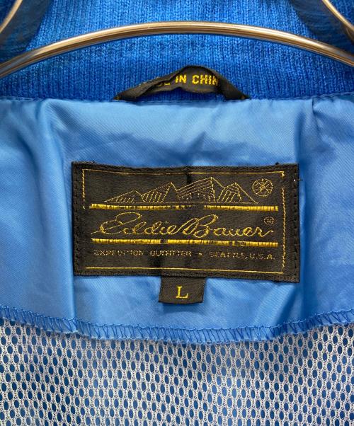 Eddie Bauer（エディーバウアー）Eddie Bauer (エディーバウアー) ナイロンジャケット ブルー サイズ:Lの古着・服飾アイテム