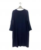 mizuiro-indミズイロインド）の古着「長袖ワンピース」｜ネイビー