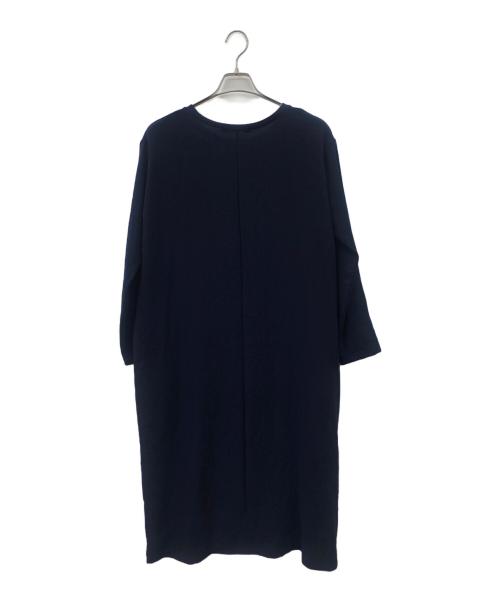 mizuiro-ind（ミズイロインド）mizuiro-ind (ミズイロインド) 長袖ワンピース ネイビー サイズ:FREEの古着・服飾アイテム