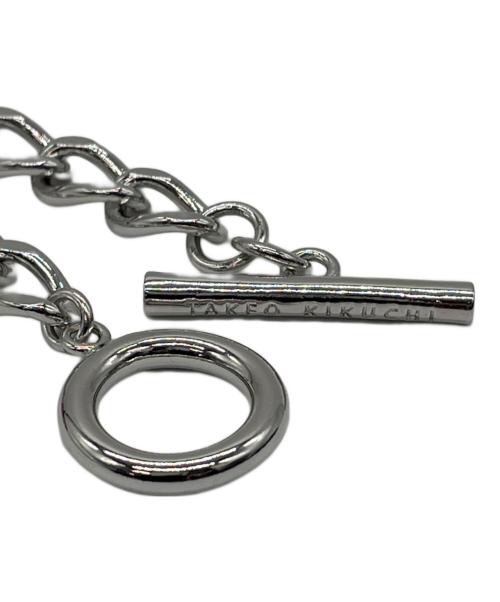 TAKEO KIKUCHI（タケオキクチ）TAKEO KIKUCHI (タケオキクチ) マンテルチェーンブレスレット シルバー 未使用品の古着・服飾アイテム