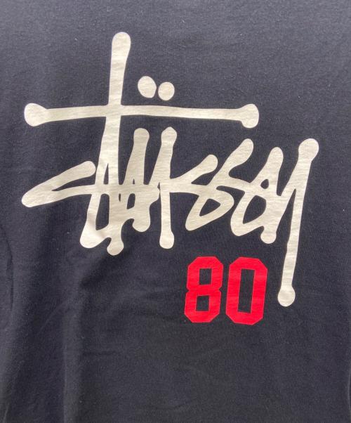 stussy（ステューシー）stussy (ステューシー) stussy　半袖カットソー ブラック サイズ:Mの古着・服飾アイテム