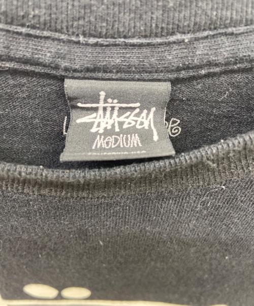 stussy（ステューシー）stussy (ステューシー) stussy　半袖カットソー ブラック サイズ:Mの古着・服飾アイテム