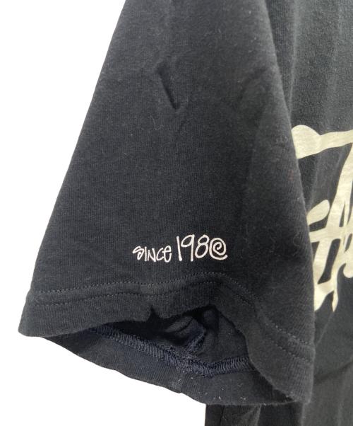 stussy（ステューシー）stussy (ステューシー) stussy　半袖カットソー ブラック サイズ:Mの古着・服飾アイテム