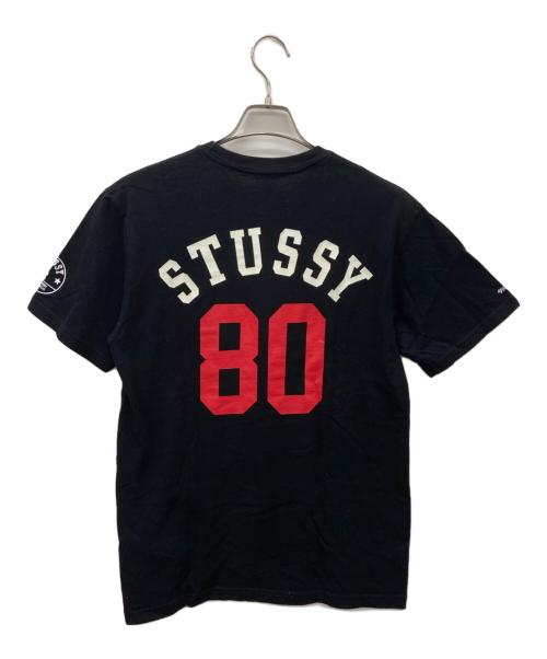 stussy（ステューシー）stussy (ステューシー) stussy　半袖カットソー ブラック サイズ:Mの古着・服飾アイテム