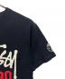 中古・古着 stussy (ステューシー) stussy　半袖カットソー ブラック サイズ:M：5000円