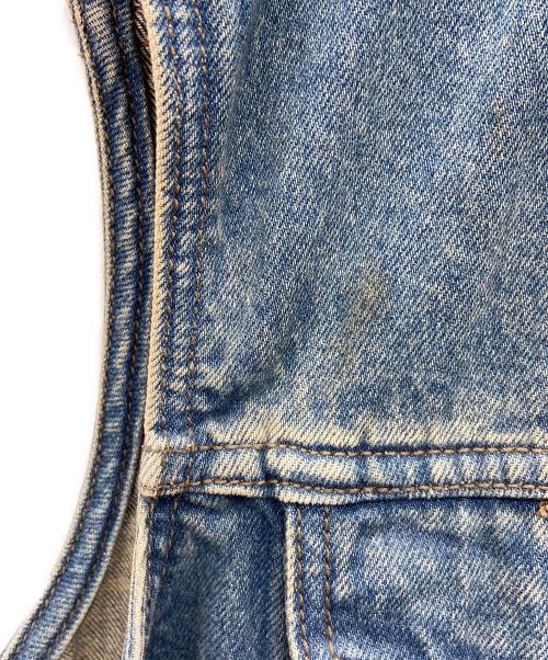 HARLEY-DAVIDSON（ハーレーダビッドソン）HARLEY-DAVIDSON (ハーレーダビッドソン) バックワッペンデニムベスト インディゴ サイズ:Lの古着・服飾アイテム