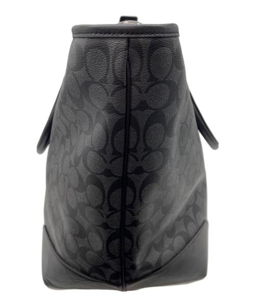 COACH（コーチ）COACH (コーチ) トートバッグ グレー×ブラックの古着・服飾アイテム