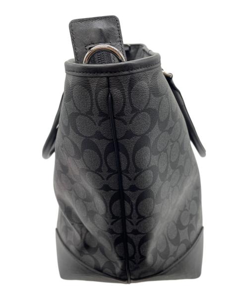 COACH（コーチ）COACH (コーチ) トートバッグ グレー×ブラックの古着・服飾アイテム