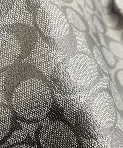 COACH（コーチ）COACH (コーチ) トートバッグ グレー×ブラックの古着・服飾アイテム