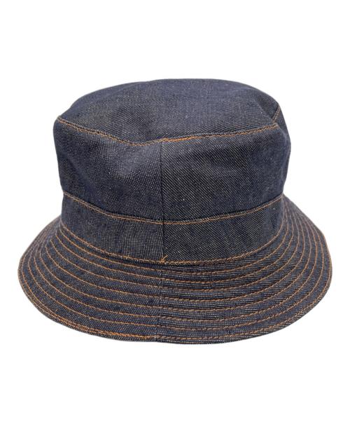HERMES（エルメス）HERMES (エルメス) デニムバケットハット インディゴ サイズ:58の古着・服飾アイテム