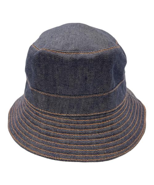 HERMES（エルメス）HERMES (エルメス) デニムバケットハット インディゴ サイズ:58の古着・服飾アイテム