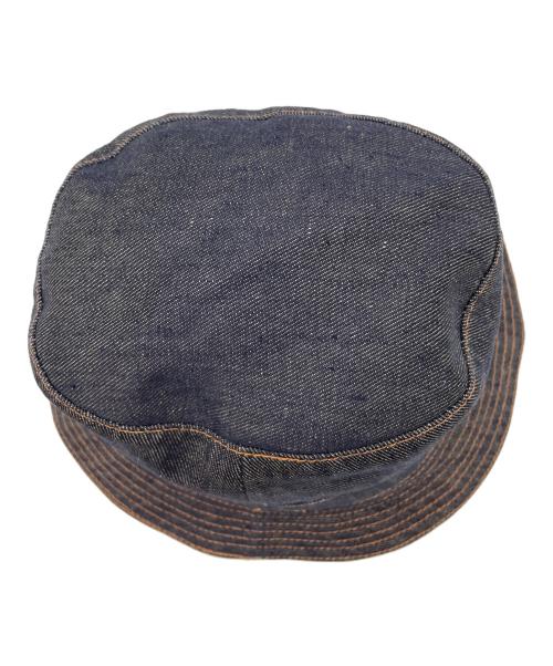 HERMES（エルメス）HERMES (エルメス) デニムバケットハット インディゴ サイズ:58の古着・服飾アイテム