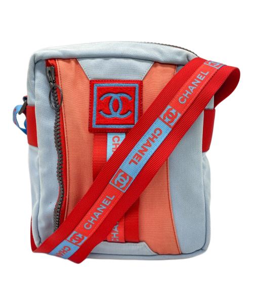 CHANEL（シャネル）CHANEL (シャネル) ショルダーバッグ ブルー×レッドの古着・服飾アイテム