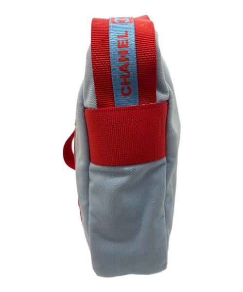 CHANEL（シャネル）CHANEL (シャネル) ショルダーバッグ ブルー×レッドの古着・服飾アイテム