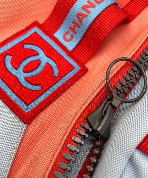 CHANEL（シャネル）CHANEL (シャネル) ショルダーバッグ ブルー×レッドの古着・服飾アイテム