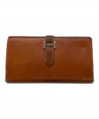 HERMESエルメス）の古着「長財布」｜ブラウン