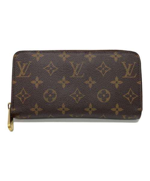 LOUIS VUITTON（ルイ ヴィトン）LOUIS VUITTON (ルイ ヴィトン) ラウンドファスナー長財布 ブラウンの古着・服飾アイテム