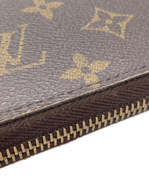 LOUIS VUITTON（ルイ ヴィトン）LOUIS VUITTON (ルイ ヴィトン) ラウンドファスナー長財布 ブラウンの古着・服飾アイテム