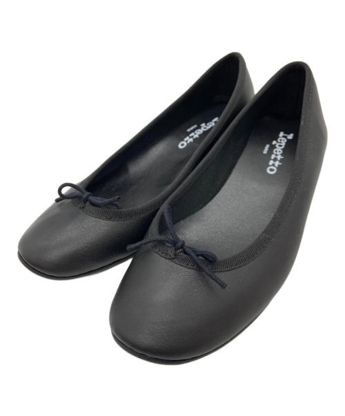 repetto（レペット）Repetto (レペット) リボンパンプス ブラック サイズ:36　1/2の古着・服飾アイテム