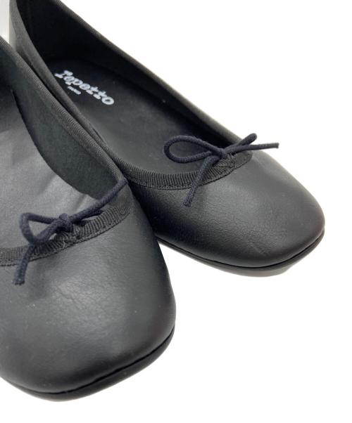 repetto（レペット）Repetto (レペット) リボンパンプス ブラック サイズ:36　1/2の古着・服飾アイテム