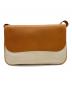 HERMES (エルメス) ショルダーバッグ ベージュ×アイボリー：150000円