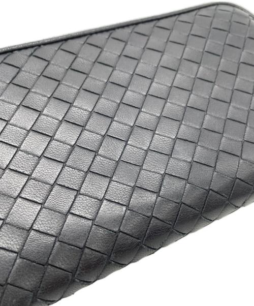 BOTTEGA VENETA（ボッテガベネタ）BOTTEGA VENETA (ボッテガベネタ) 長財布 ネイビーの古着・服飾アイテム