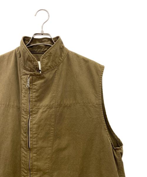 YOKE（ヨーク）YOKE (ヨーク) Military Long Vest オリーブ サイズ:3の古着・服飾アイテム